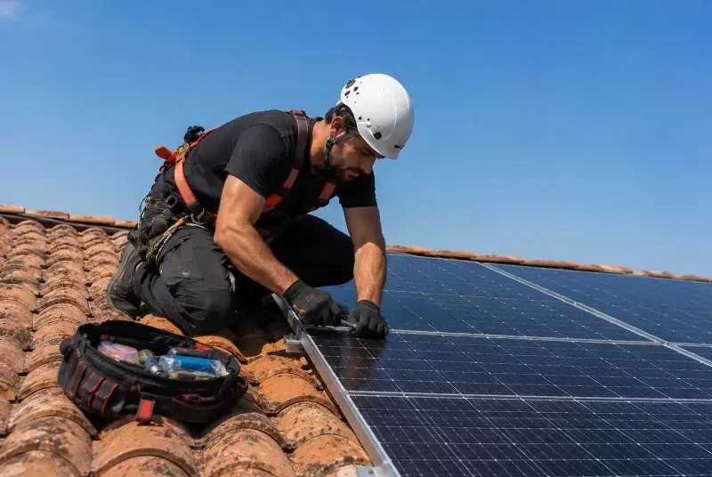 Maintenance et monitoring de panneaux solaires à Hindisheim