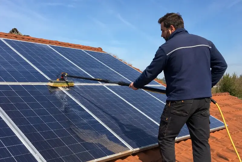 Nettoyage et entretien de panneaux solaires à Hindisheim